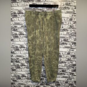 Alternative Men's Drawstring Athletic Joggers Green Tie Die-ish Sz XL